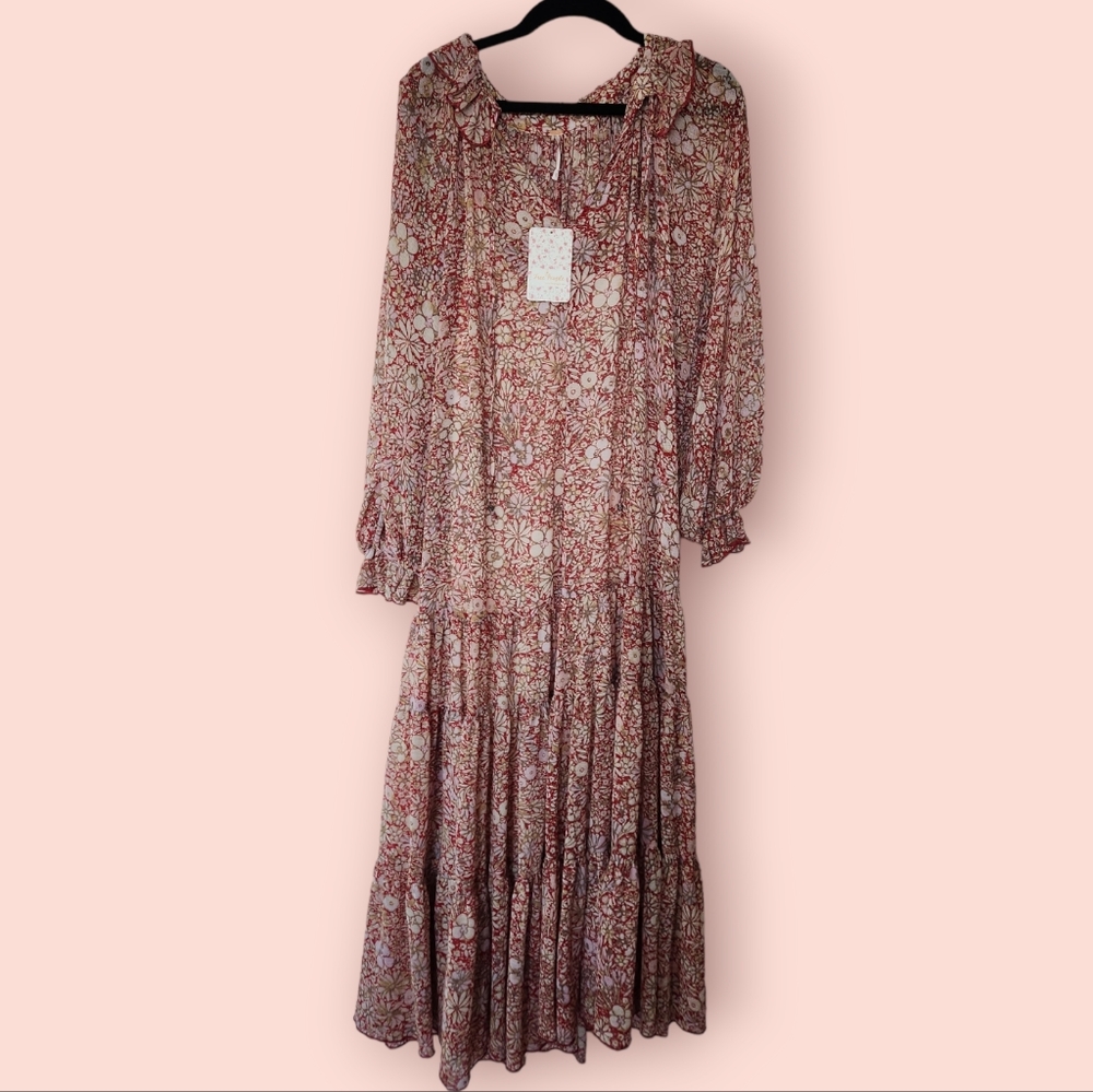 Free People NWT Feeling Groovy Maxi Dress - Picture 2 of 7